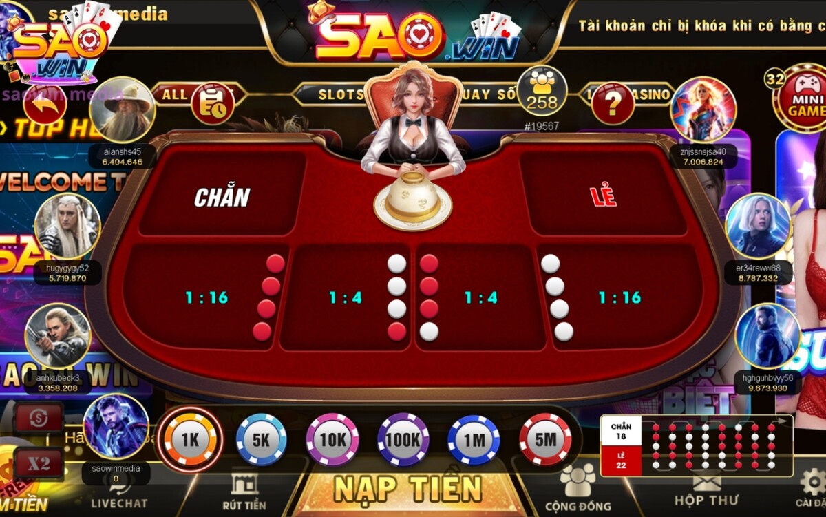 Cách đặt cược khi chơi xóc đĩa